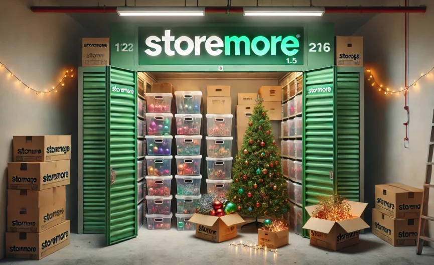 Cómo Guardar tu Árbol y Adornos de Navidad de Manera Eficiente con Storemore